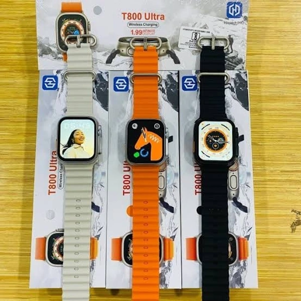 T800 Smartwatch || Ultra Watch Model||Bluetooth Calling||Compatible With iOS And Android||(Without Logo)