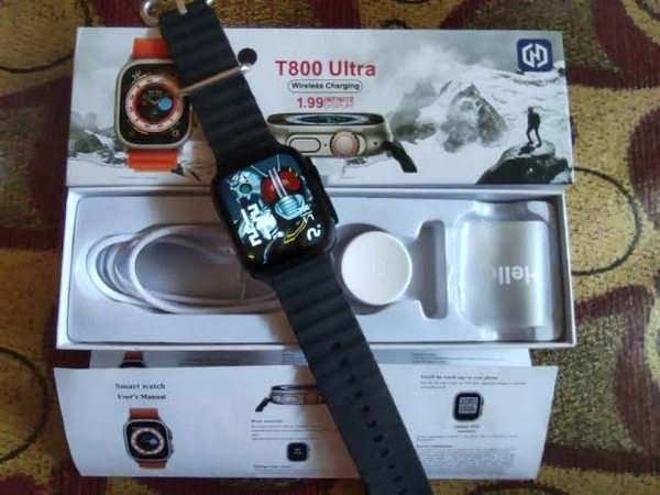 T800 Smartwatch || Ultra Watch Model||Bluetooth Calling||Compatible With iOS And Android||(Without Logo)