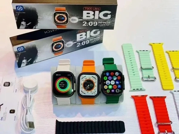 t900 Smartwatch || Ultra Watch Model||Bluetooth Calling||Compatible With IOS And Android||(Without Logo)