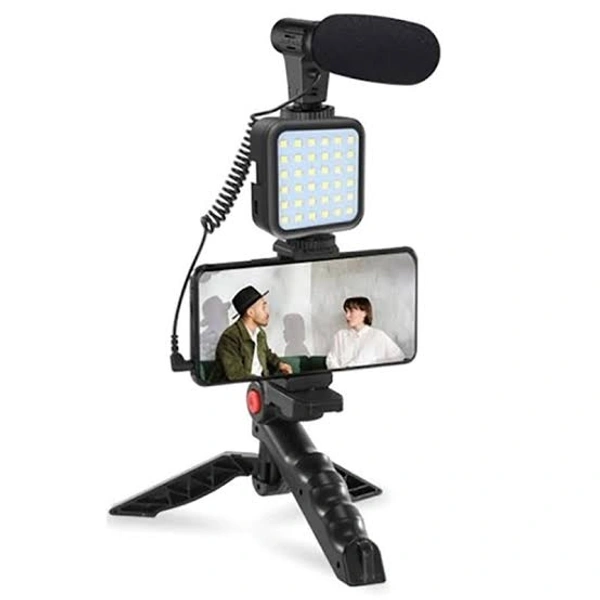 Video Making Kit|| Vlogging Kit || High Quality Mic|| Bright Flash
