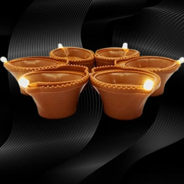 Water Sensor LED Diya ( 6 Pcs Box) || Electric Diya ||