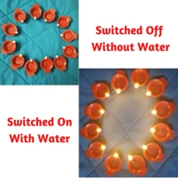 Water Sensor LED Diya ( 6 Pcs Box) || Electric Diya ||