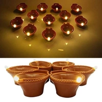Water Sensor LED Diya ( 6 Pcs Box) || Electric Diya ||