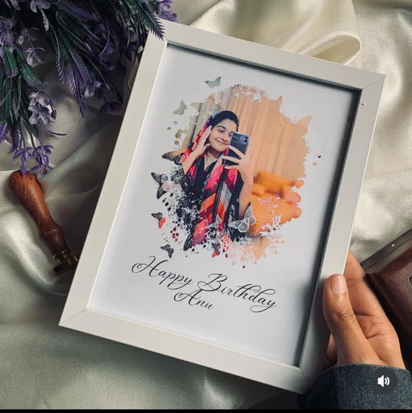 Smilu Frame / Single Birthday Frame / Love Frame / 