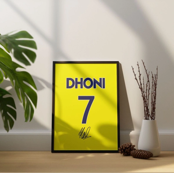 MS Dhoni Signature Frame |Chennai Super King| MSD| Cricket 