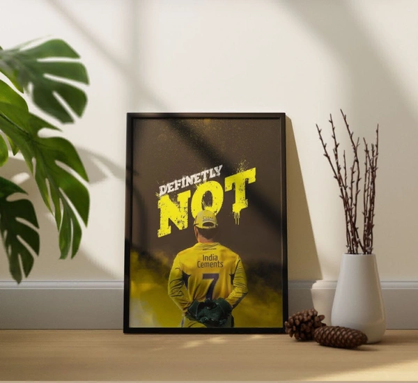 MS Dhoni No. 7 Frame | IPL |Cricket 