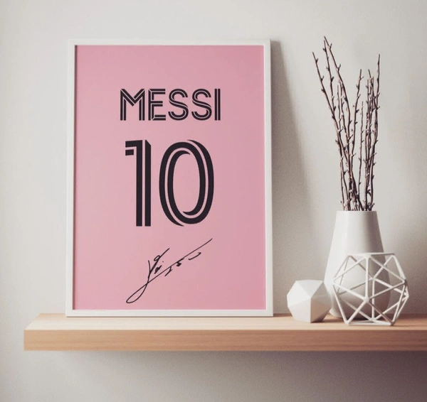 Lionel Messi Signature Frame| |Football |
