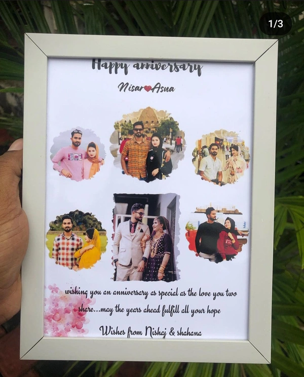 Couple Anniversary Frame |Husband| Wife| Boyfriend| Girlfriend|Couple| Parents