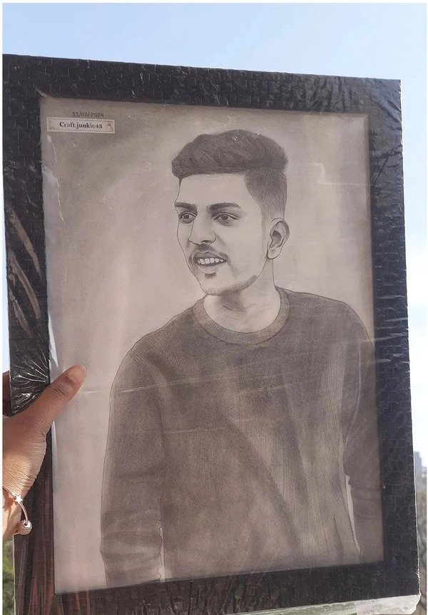 One Photo Sketch Frame | Love | Birthday| Anniversary| Sister| Sketch Frame