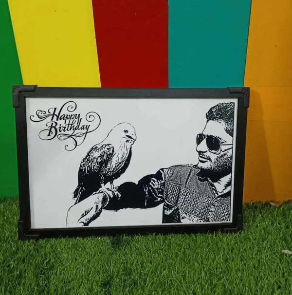 Happy Birthday Sketch Frame | Love | Birthday| Anniversary| Sister| Sketch Frame