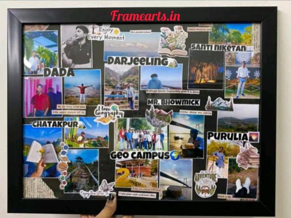 Canva College Frame |Birthday Frame|Love Frame| Farewell Frame  - Black, 8 " 12, 0.5