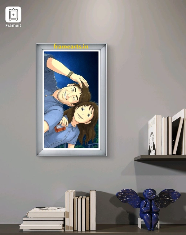 Best Friend Ghibil Frame | Birthday Gifts | Best Friends Gift | Love Frame