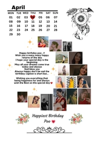 Moon Shape Birthday Frame| Love | Birthday| Anniversary PDF - 8*12, Black, 0.5