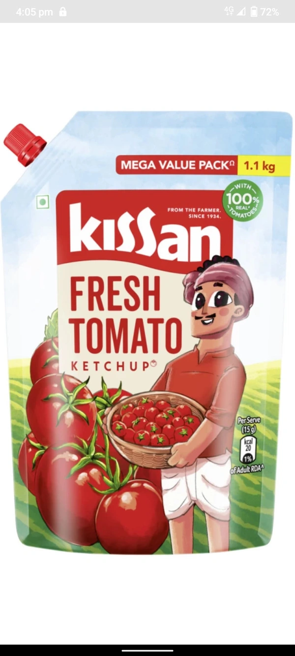 Kissan Fresh Tomato Ketchup -1.1kg