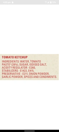 Kissan Fresh Tomato Ketchup -1.1kg