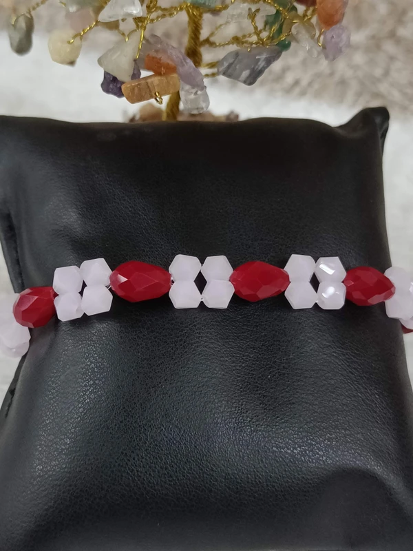 Pink Beaded Bracelet 