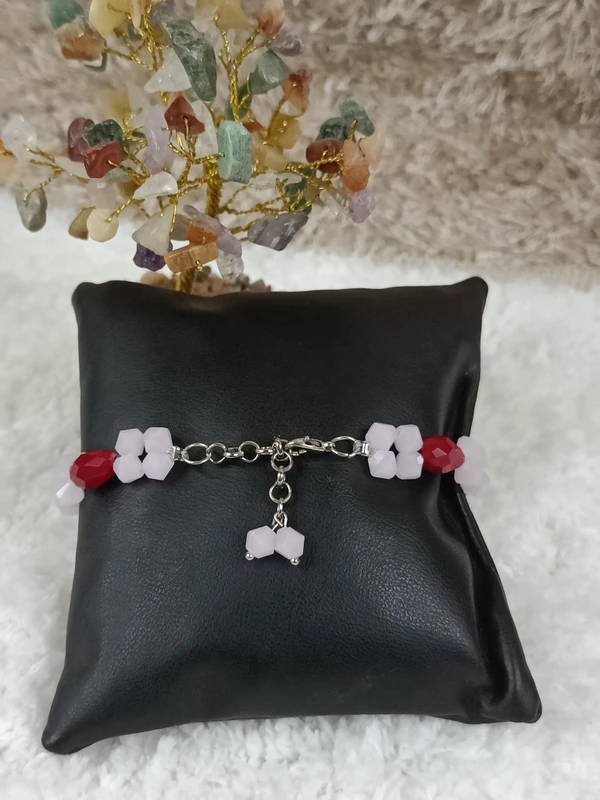 Pink Beaded Bracelet 