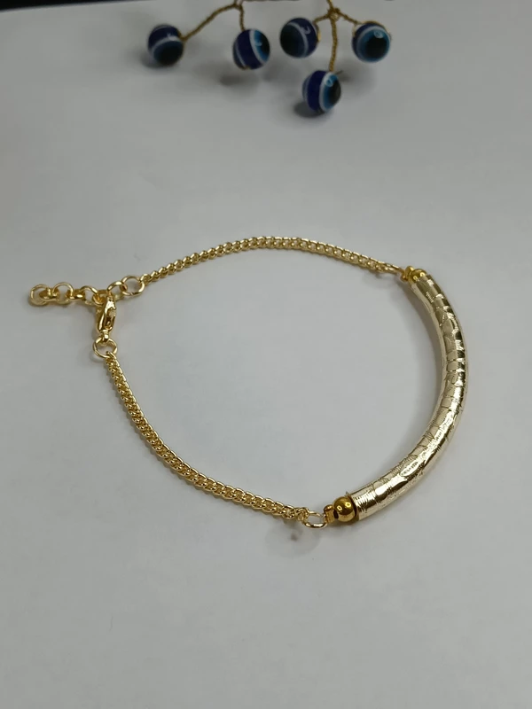 Golden Pipe Bracelet 