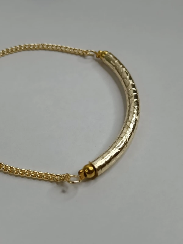 Golden Pipe Bracelet 