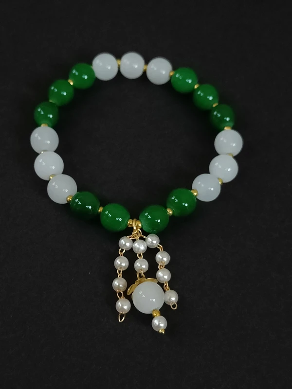 Green White Bracelet