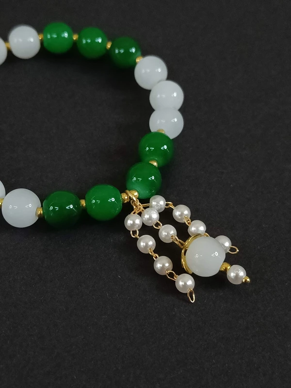 Green White Bracelet