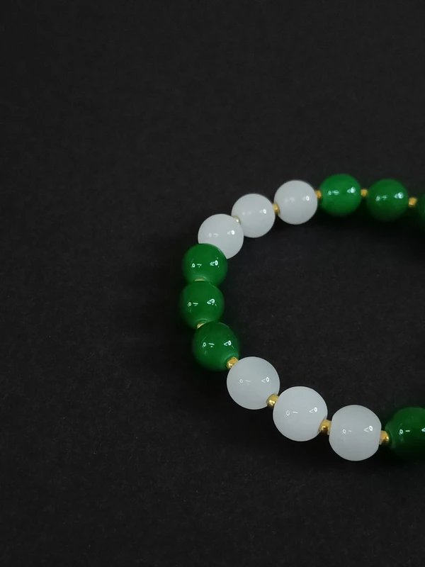 Green White Bracelet