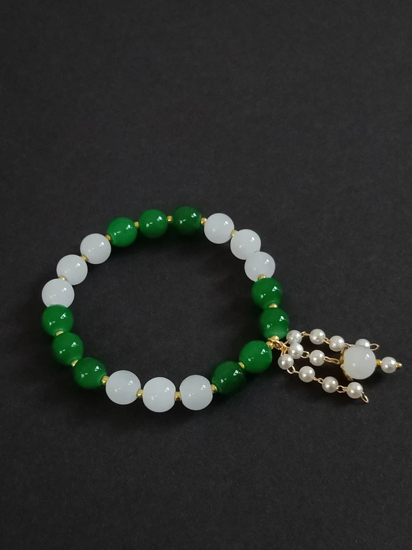 Green White Bracelet