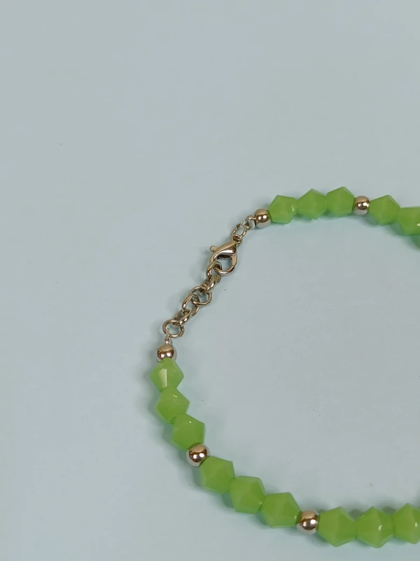 Green Coin Bracelet 