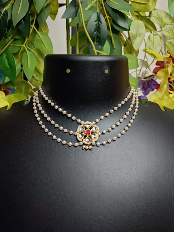 Floral Kundan Neckpiece 