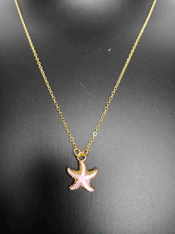 Starfish Charm Chain