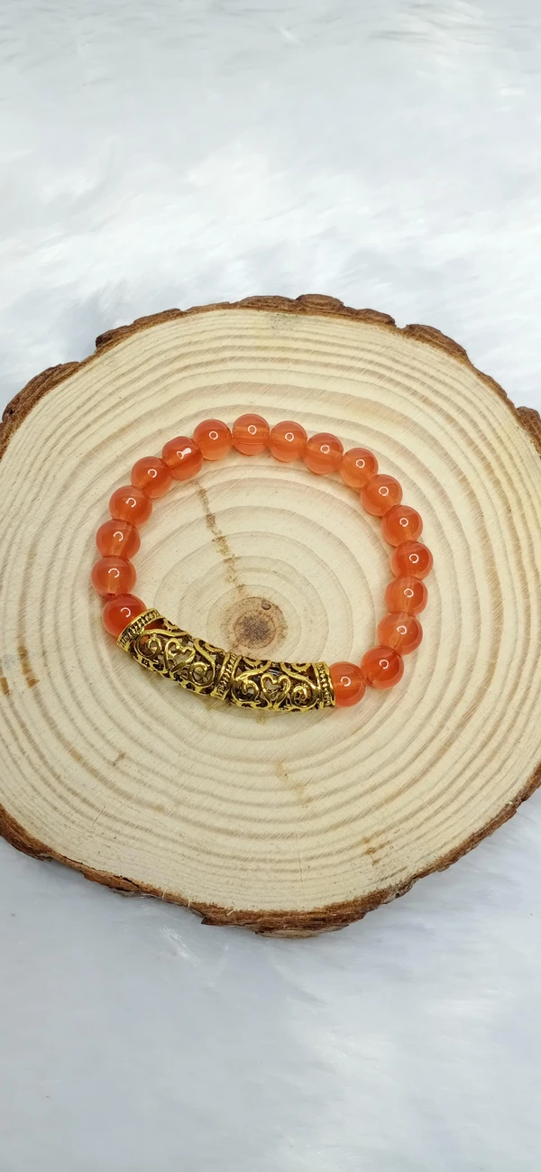 Beaded Bracelet With Hansuli Pipe - Clementine