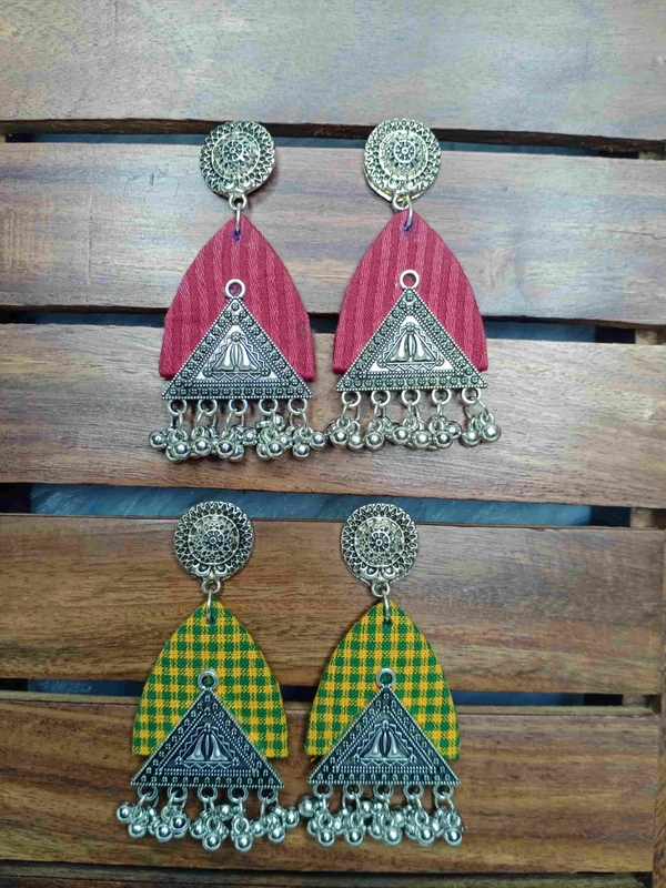 Tuli Fabric Earrings - Mandy