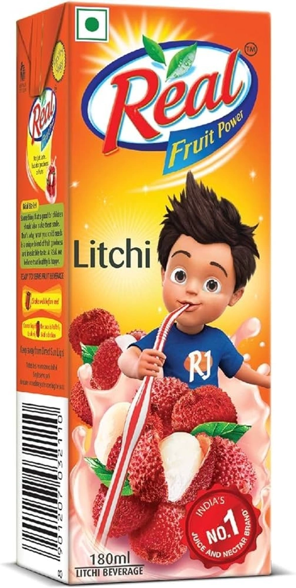 Ram Corner Real Litchi Juice - 180 ml