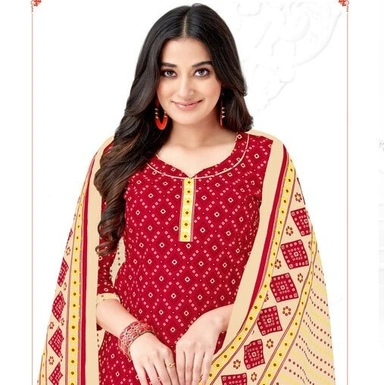 Pure Cotton Kurta With Patiyala Dupatta Sets