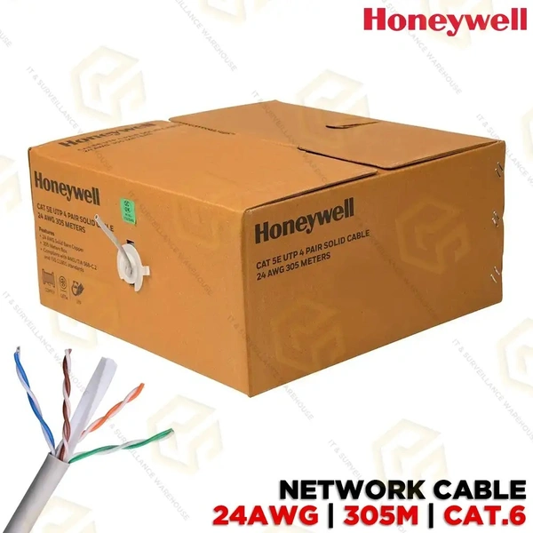 D-LINK HONEYWELL 24AWG INDOOR CAT.6 305MTR COOPER CABLE - 305 M
