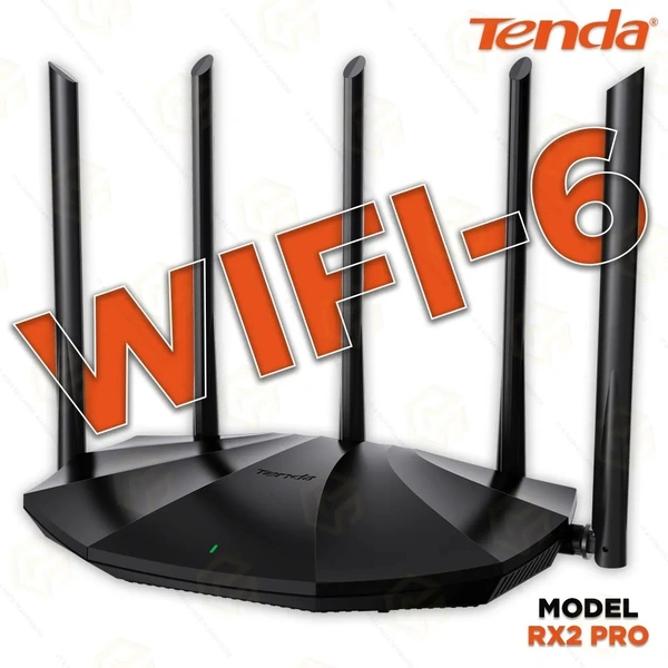 TENDA WIRELESS DUAL BAND GIGA ROUTER RX2 PRO (3YEAR)