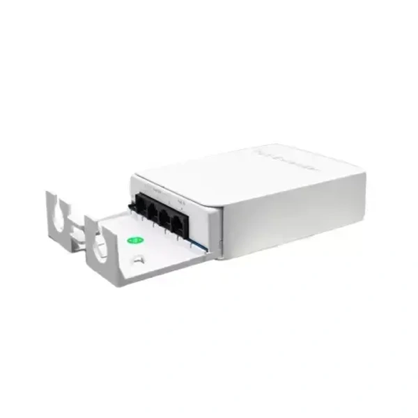 4 Ports PoE Extender Switch 100 Mbps - WHITE