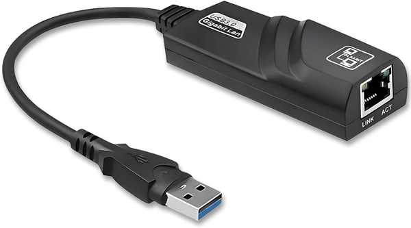 USB Ethernet Adapter USB 3.0 to 10 100 1000Mbps Gigabit Ethernet LAN Network Converter Compatible with Windows, MacBook, macOS, Mac Pro Mini, Surface Pro, Laptop, PC, and Other USB Device.