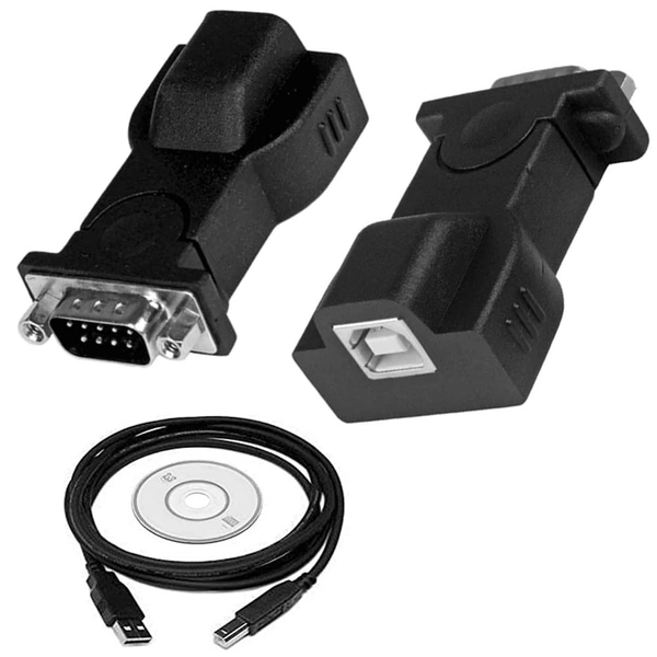 USB to Serial DB9 Converter Adapter for Compatible Windows 10, 8.1, 8,7, Vista, XP, 2000, Linux, Mac OS X 10.6 and Above (USB to Serial DB9 Adapter)
