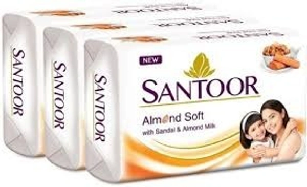 Santoor almond soft - 300gm