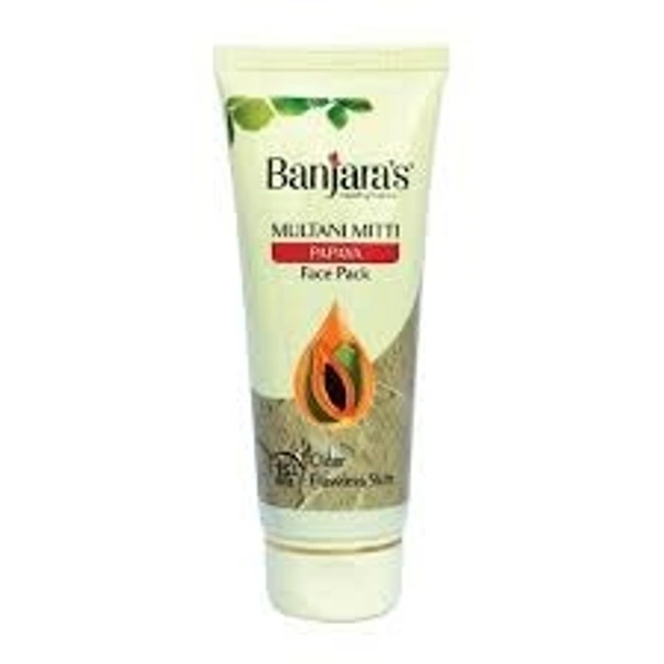 Banjaras Multani Mitti Papaya Face Pack  - 50g