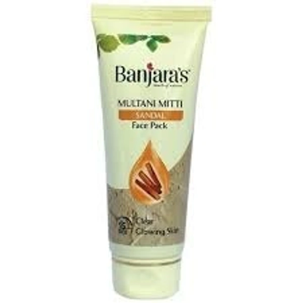 Banjaras Multani Mitti Sandal Face Pack  - 50g