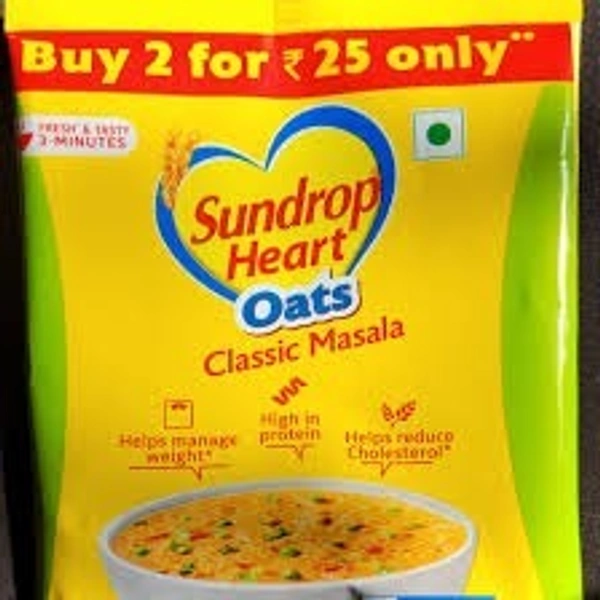 Sundrop Heart Oats Classic Masala - 38g