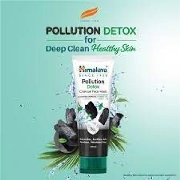 Himalaya Pollution Detox Charcoal Face Wash  - 50ml