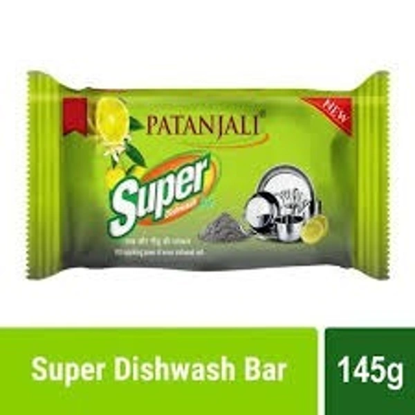 Patanjali super dish wash bar - 145gm