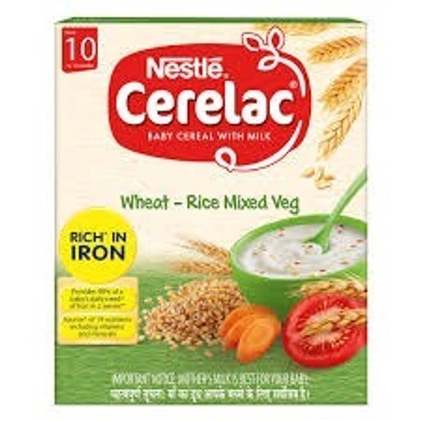 Nestle Cerelac Wheat Raice Mixed Veg  - 300g