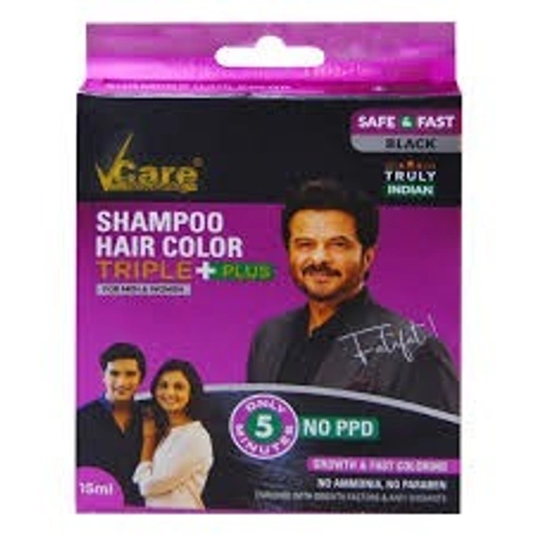 Vcare Shampoo Hair Color - 25ml