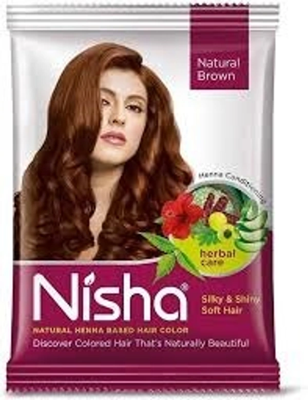 Nisha Natural Brown  - 15g