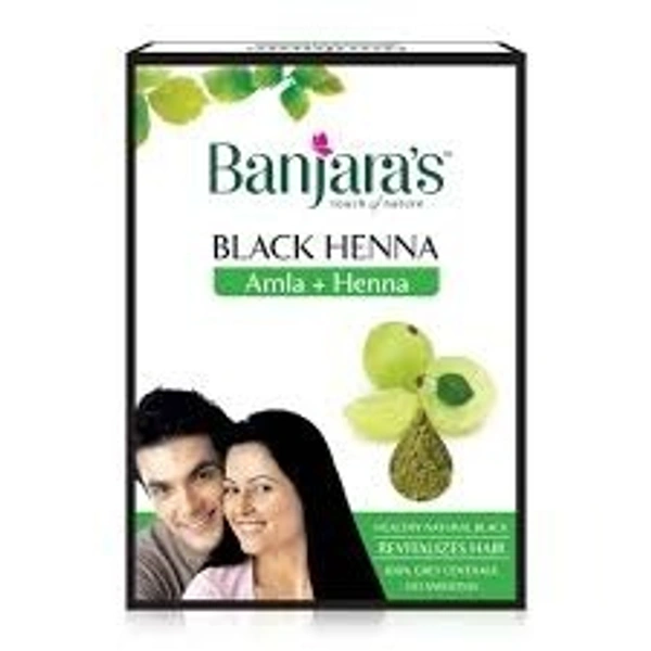 Banjaras Black Henna Amla+Henna - 5n*10g