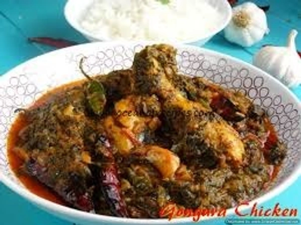 Gongura Chicken  - she